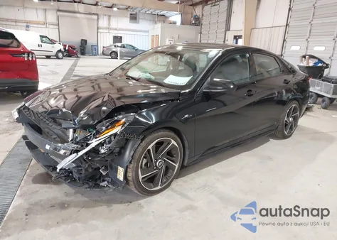 2022 Hyundai Elantra N Line from USA, damaged, VIN KMHLR4AF7NU303799